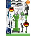 Heilber 4 Akülü Ba01061y V598/21V Şarjlı 15Cm Budama Testeresi Ve 30Mm Bağ Makası Budama Makası , Dal Budama