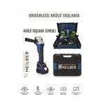 Heilber Brushless 58Vf 5000Mah Kömürsüz Akülü Taşlama Sprial - Taş Kesme Makinesi