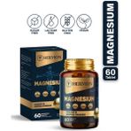 HEILVION MAGNEZYUM Multi Complex 3'lü Form(BİSGLİSİNAT,MALAT,SİTRAT) & B6 Vitamini-60 TABLET - Aromasız