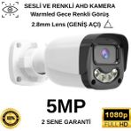 Heiman HM-464 Renkli ve Sesli Ahd Full Hd 2.8mm Lens 2mp Kamera - Beyaz