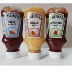 Heinz Üçlü Gurme Sos Paketi (Barbekü Sos 250 gr + Amerikan Burger 230 gr + Hot Chilli Sos 245 gr )
