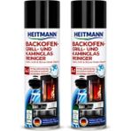 Heitmann Heıtmann Fırın, Izgara ve Şömine Camı Temizleyici Sprey 400 ml Yağ Çözücü Güçlü Temizlik x 2 Adet