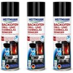 Heitmann Heıtmann Fırın, Izgara ve Şömine Camı Temizleyici Sprey 400 ml Yağ Çözücü Güçlü Temizlik x 3 Adet