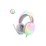 HEJARON 7.1 Rgb Profesyonel Gaming Mikrofonlu Gamer Oyuncu Kulaklığı USB Pc Ps Xbox Işıklı Rengarenk