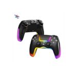 HEJARON LOBO PS4 Kol Kablosuz Gamepad Oyuncu Kol Çift Titreşim Eksenli RGB Mod/PS4 Switch PC Androd İphone