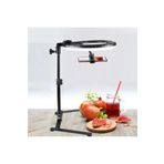 HEJARON Vilya Profesyonel 10inç Çalışma Masası Işığı Masa Ürün Çekim Led Işıklı Telefon Tripod Standı