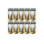 Heka 2W (14W) 3000K Sarı Işık E14 Duylu Dim Edilebilir LED Mini Ampul, 10 Adet
