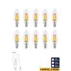 Heka 3 Renkli Led Filament Rustik Ampul 6W E14 C35 ERD-260