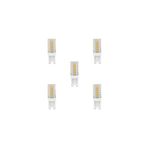 Heka 5 Adet G-9 Tip Ledli Kapsül Ampul 3000 K Led Ampul 3w Tasarruflu Led G9 Avize Ampulü Gün Işığı