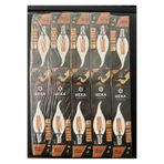 Heka 6 WATT GÜNIŞIĞI 3000 KELVİN KIVRIK ŞEFFAF 690 LÜMEN BUJİ LED AMPÜL (10'LU PAKET)