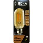 Heka 6W (48W) 2500K (Günışığı) E27 Duylu (Kalın Duy) Şeffaf LED Ampul - Gün Işığı