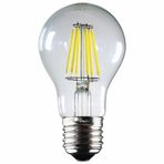 Heka A60 Şeffaf 6W E27 6500K Beyaz Led Ampul
