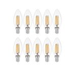 Heka Dekoratif Mum Led Avize Ampulü 6w 3000k E14 Gün Işığı 10'lü Erd-92