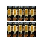 Heka LED Ampul, 6W (48W), 2500K Günışığı, E27 Duy, Şeffaf, 10 Adet