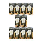 Heka LED Ampul, 6W (51W), 6500K Beyaz Işık, E27 Duy, Şeffaf, 10 Adet