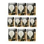 Heka LED Ampul, 9W (67W), 3000K Sarı Işık, E27 Duy, G125 Glop, 10 Adet