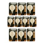 Heka LED Ampul, 9W (67W), 3000K Sarı Işık, E27 Duy, G95 Glop, 10 Adet
