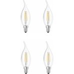 Heka LED Filament Rustik Ampul 6W Amber Işık - 4 Adet - Gün Işığı