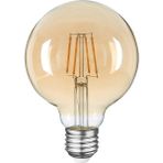 Heka Rustik G125 E27 6W 2500K 30W Gün Işığı Led Ampul