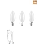 Heka Rustik LED Ampul 6W 3000K E14 Gün Işığı ERD-237 - 3'lü