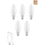 Heka Rustik LED Ampul 6W 3000K E14 Gün Işığı ERD-237 - 5'li