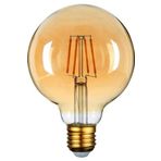 Heka Rustik Led Ampul E27 4 Watt G95 Glop Flamanlı Rustik Led Ampul