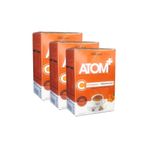 Hekimhan 3 Kutu Atom Çayı Atom Plus Vitamin Küpleri C Vitamin + Propolis Atom Küpü Atom Plus 3 Kutu