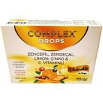 Hekimhan Complex Drops Zencefil Zerdeçal Limon Çinko C Vitaminli 24 Pastil