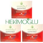 Hekimoğlu 3 Adet Kafur Özlü Masaj Kremi 100 ml