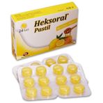 Heksoral Pastil Bal+ Limon + Vitamin C 24 Adet