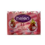 Helen Katı El Sabunu Sütlü & Ejder Meyveli 4 X 90 Gr