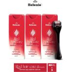 Helenie Süper 3'lü Helenie Kırmızı Saç ve Sakal Çıkartıcı Bakım Serumu + Dermaroller 0,5 mm