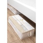 Helen's Home 2 Adet Büyük Boy Hurç 70x32x20 Şeffaf Pencereli Baza Altı Yorgan Yastık Saklama Hurcu