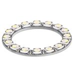 HELEVIA RGB LED Halka Kurulu 16 Bit SK6812 32 Renk Ve Floresan Beyaz Halka Lamba Duvar Saati Işık Sürücü Kartı