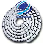 Helezon Kablo Sarıcı Spirali Gri 6Mm 100Mmetre