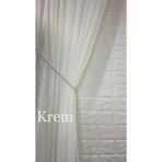 Helezoni Kruvaze Perde Tül Fon Toplama Halat Kordon Braçol 300 Cm (1 Adet)