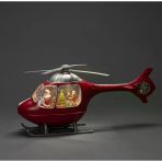 Helikopter Tasarımlı Işıklı Müzikli Kar Küresi Liv1948