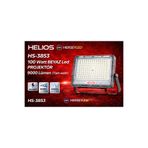 Helios HS-3853 100 Watt BEYAZ Led Projektör 9000 Lümen (Tam Watt )