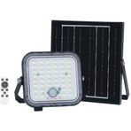Helios Hs-3880 50W 6500K-3200K Renk Ayarlı 2 Fonksiyon Kumandalı Ip65 Solar Led Projektör
