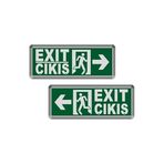 Helios Hs 4600 Opto 3W Çıkış-Exit Led 2 Adet (Sağ-Sol) Armatür