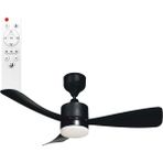Helios Opto HS-9304 70 W 3 Pervaneli Kumandalı Tavan Vantilatörü Siyah