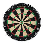 Helix Profesyonel Sisal Dart Tahtası, 45 cm Çap, A Sınıfı Sisal Lif, Turnuva Standartlarında, 3.8 cm Kalınlık