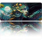 Helixsun Büyük Boy Baskılı Mouse Pad 90X40 cm Kauçuk Malzeme ile Renkli Tasarım