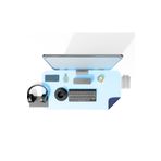 HELİXSUN Deri Mousepad Oyuncu Matı Laptop ve Bilgisayar Uyumlu Geniş Gaming Masa Sümeni Ve Mouse Pad 80x40Cm