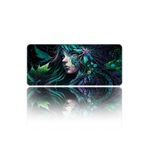 HELİXSUN Mouse Pad Büyük Boy Gaming Oyuncu Xxl 90x40 Cm Forest-gırl