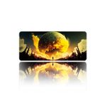HELİXSUN Mouse Pad Büyük Boy Gaming Oyuncu Xxl 90x40 Cm Yellow-moon