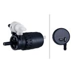 Hella Almparca Cam Su Silecek Fiskiye Pompasi Motoru Astra F Hb-Sw 91-98 Corsa B 93-00 Vectra A Hb 88-95 Omega B Sw 94-03 Çift Çikiş - Siyah