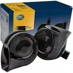 Hella Korna Te26 Set - 12V - 110Db(A) - 400Hz-500Hz - Yüksek Ses/Düşük Ses - Elektrikli - Ece - Gövde Rengi: Siyah - Miktar: 2 Fanfare
