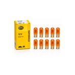 Hella WY5W T10 Turuncu Sinyal ve Park Ampulü 12V 5W 10'lu Paket Orijinal