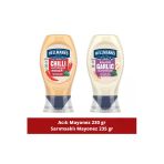 Hellmann's Sarımsaklı Mayonez 235g Acılı Mayonez 230g
